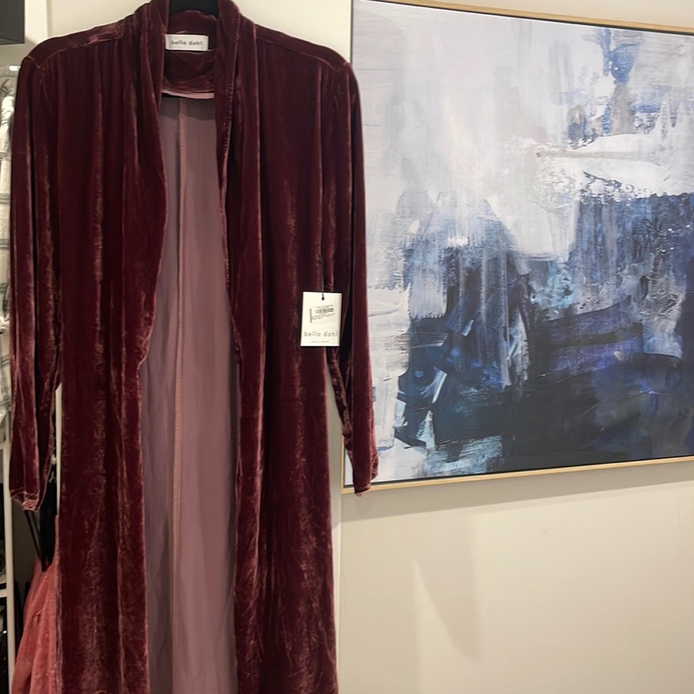 Bella Dahl Velvet Split Coat
